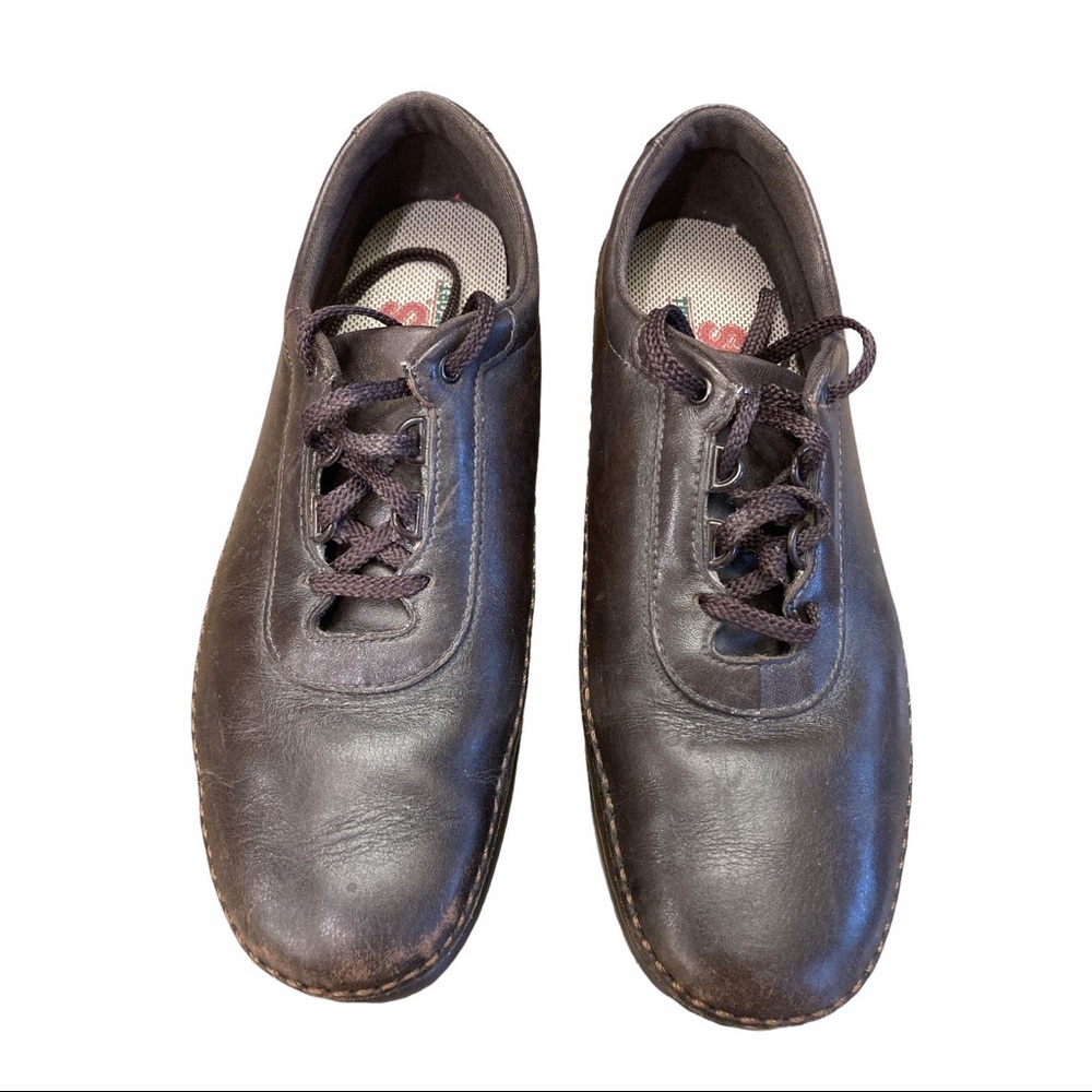 SAS Traveler‎ Size 9M Women’s Brown Leather Lace Up Tripad Comfort Shoes 9 - Picture 5 of 7